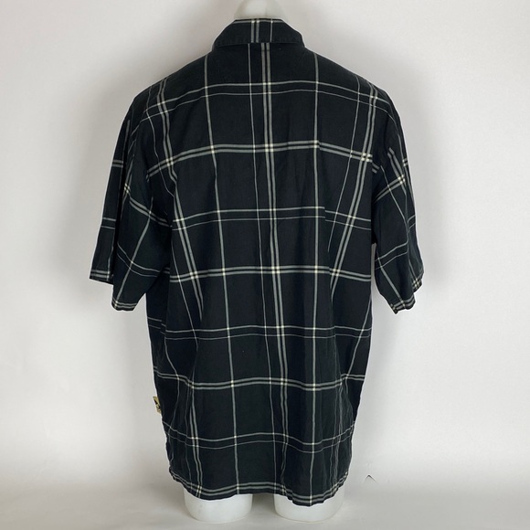 VTG Raw Blue Outfit Button Up Shirt & Shorts Y2K Streetwear Men’s Size XXL - Picture 5 of 10